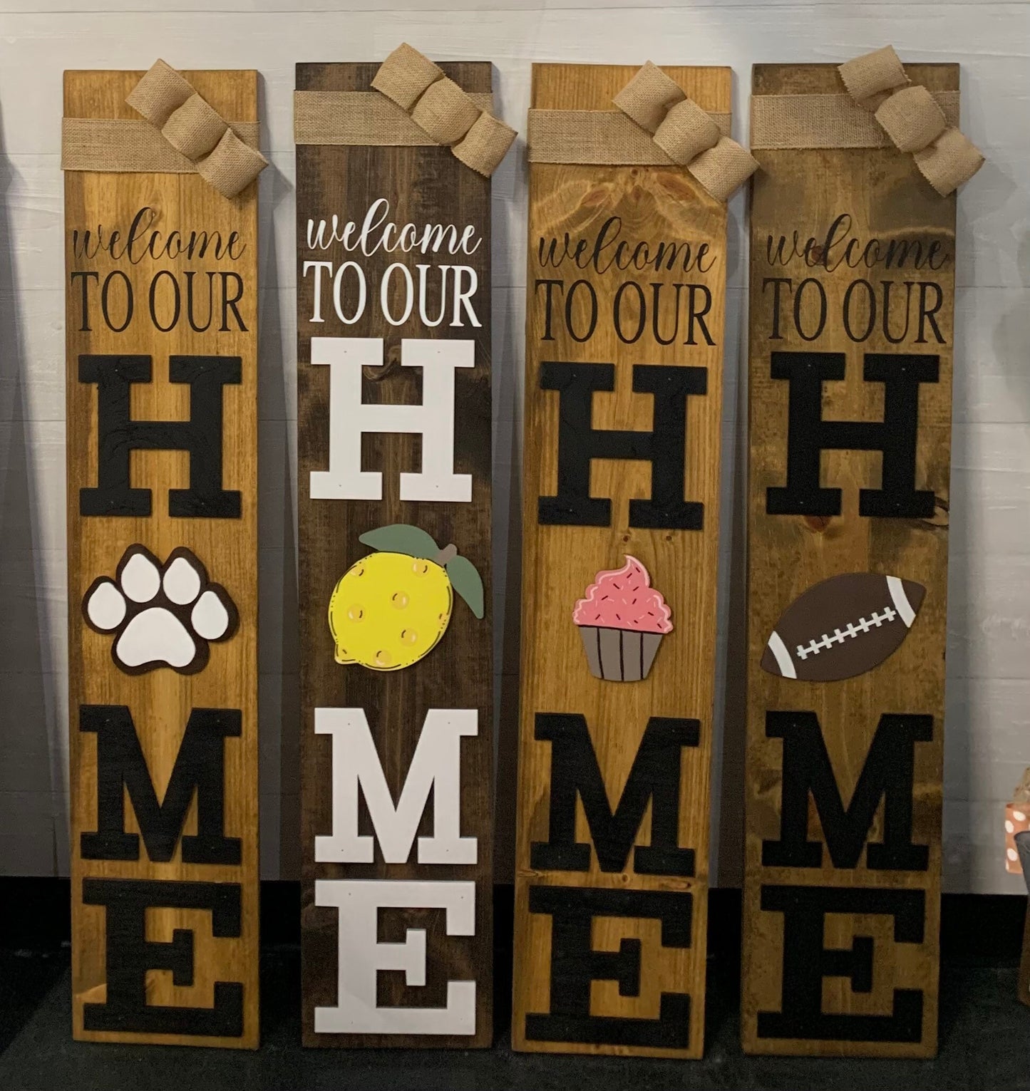 Porch Leaner SVG, Welcome Home Sign, Interchangeable Shapes (Digital File)