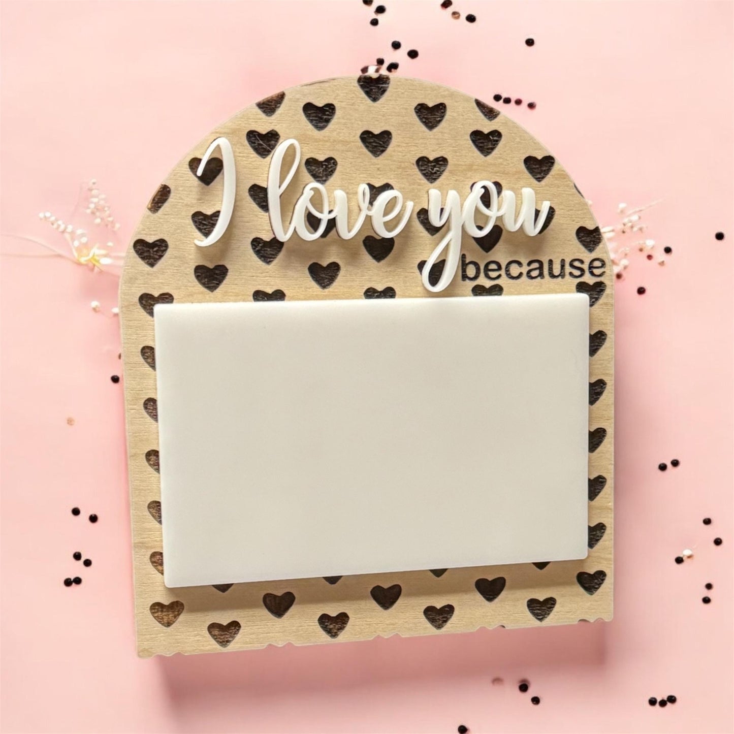 Valentine Dry Erase Board Laser Cut File (svg, pdf, jpeg, gsp)