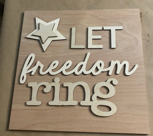 DIY Patriotic Ladder Signs