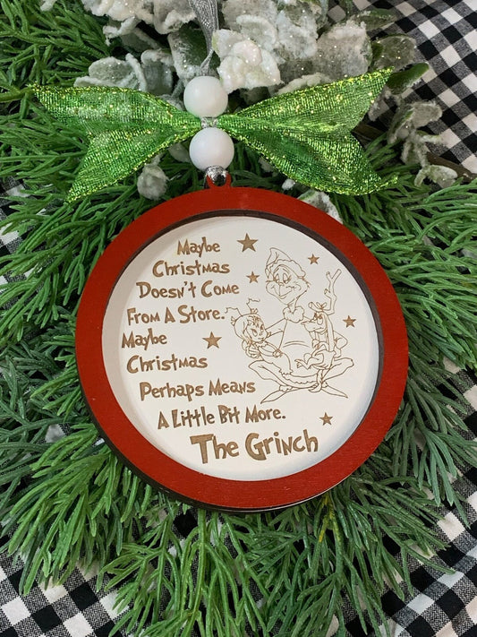 Grinch Ornament