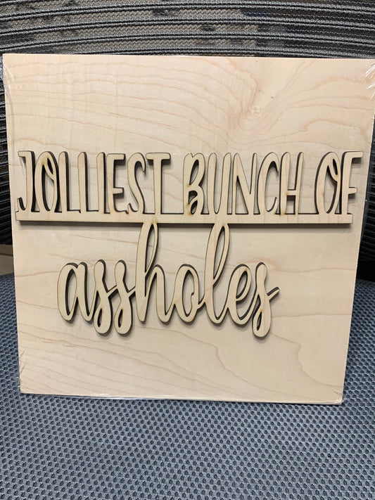 DIY Jolliest Bunch of A-Holes Inserts