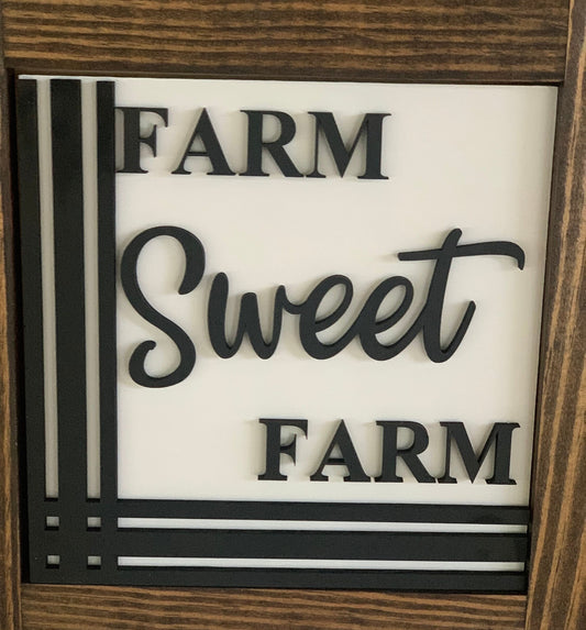 Farm Sweet Farm Interchangeable Ladder Inserts