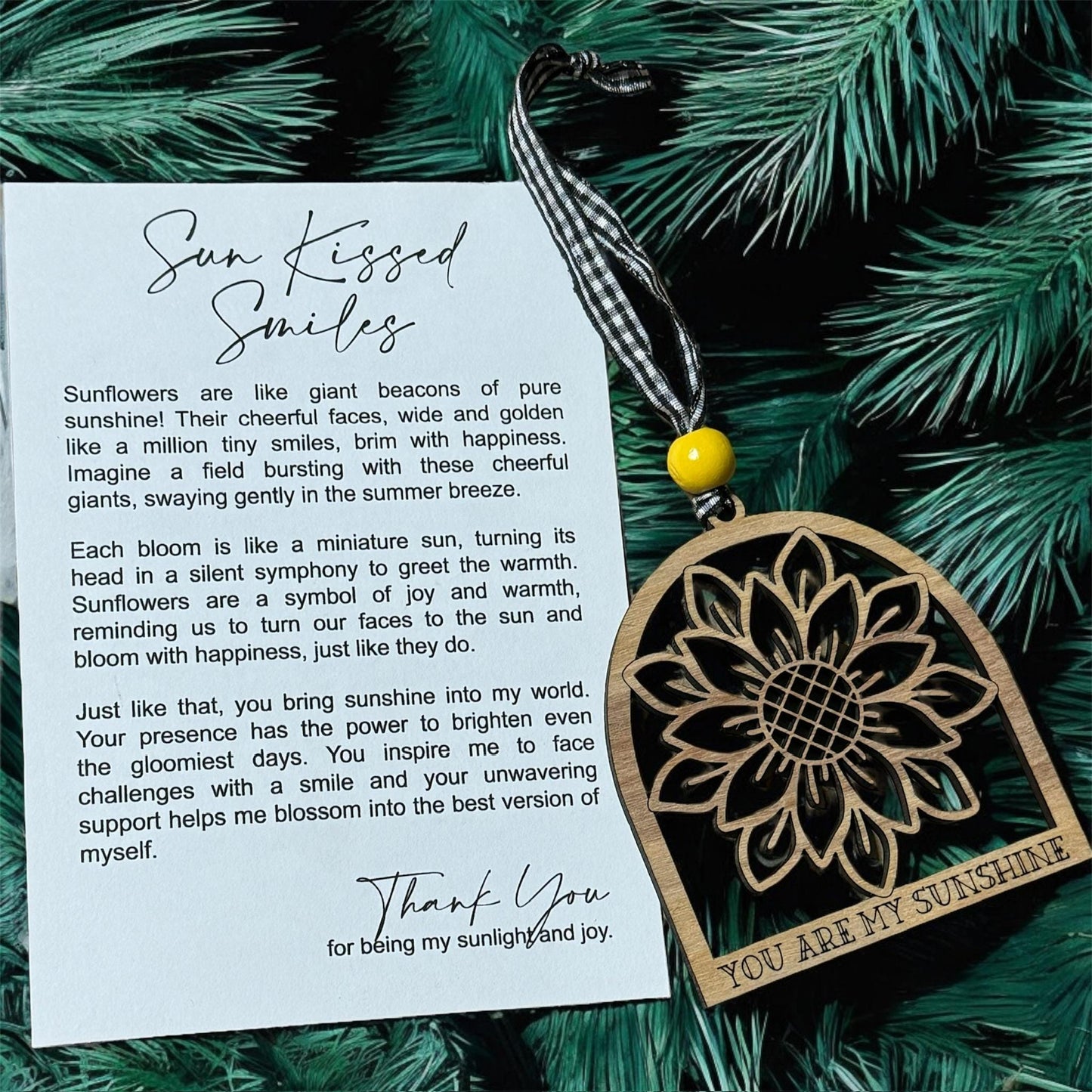 You are my sunshine ornament