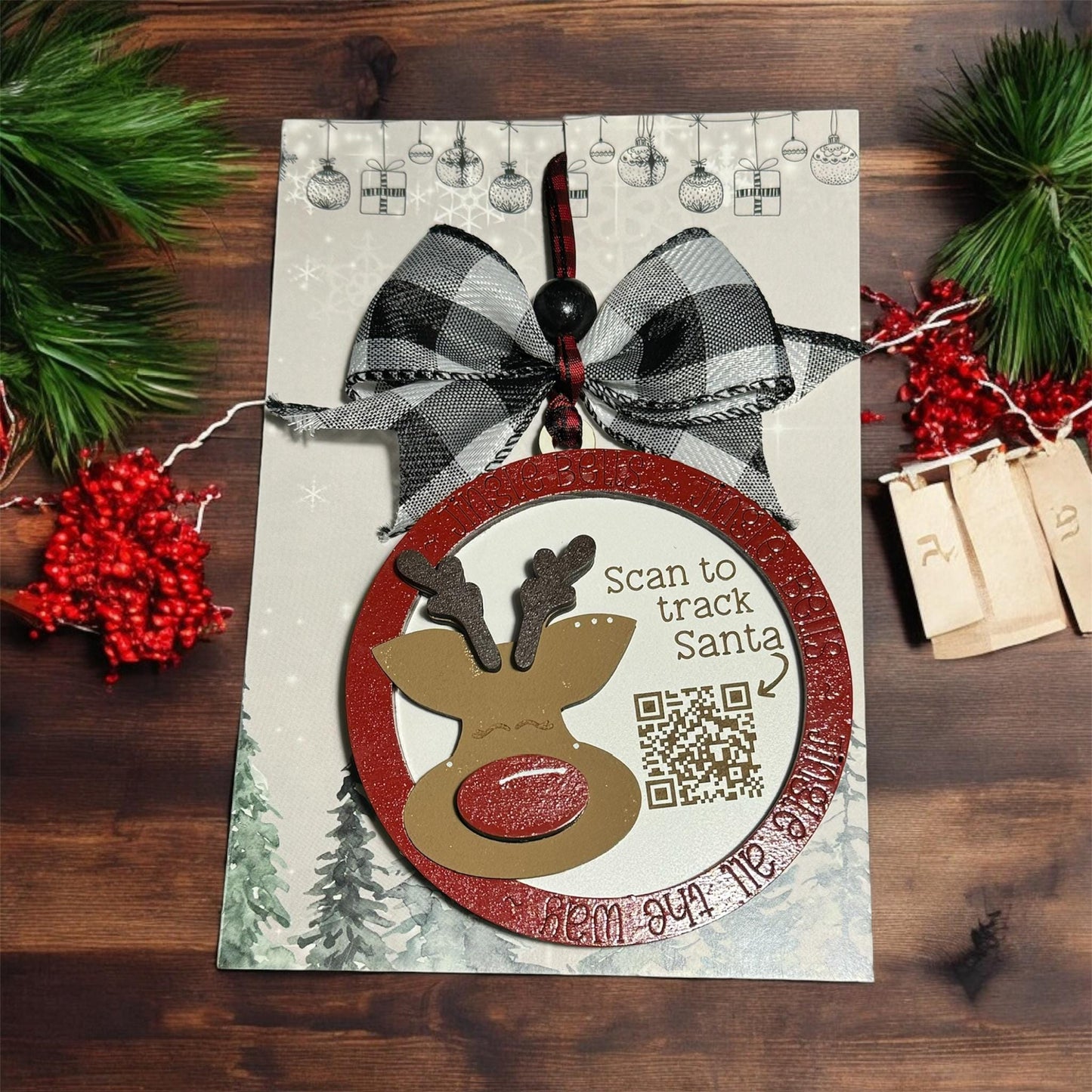 Santa Tracker Christmas Ornament