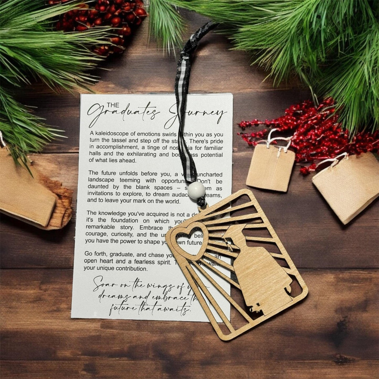 The Graduate’s Journey Ornament with Inspirational Note