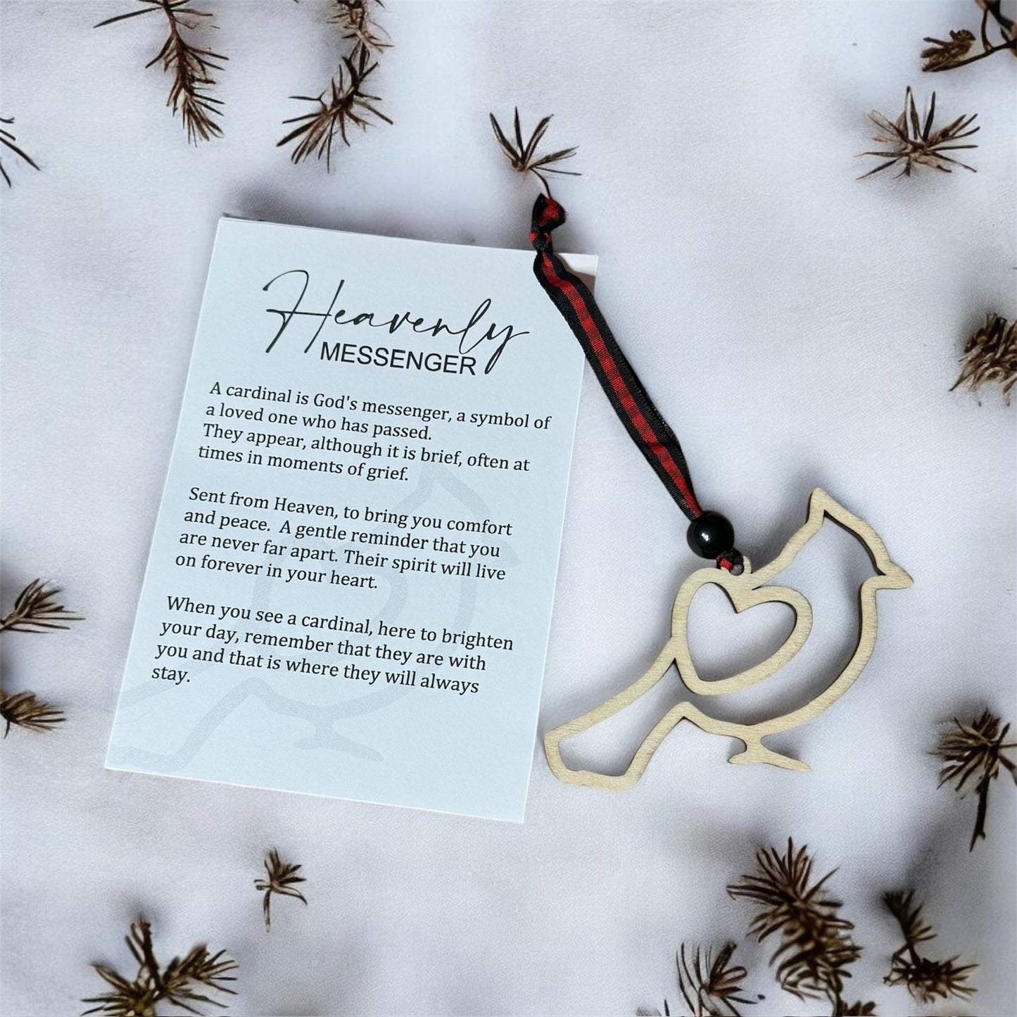 Heavenly Messenger Cardinal Christmas Ornament  – A Symbol of Love and Remembrance