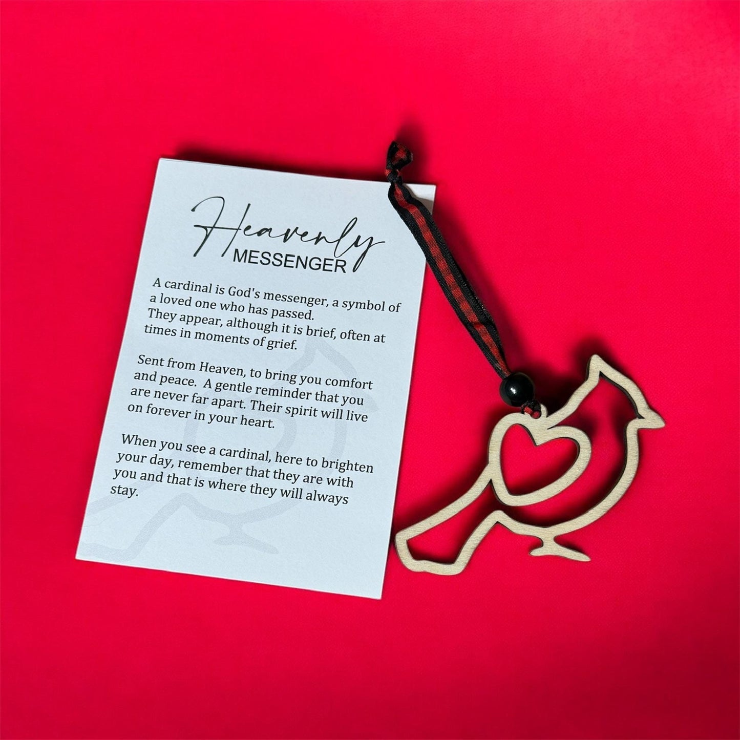 Heavenly Messenger Cardinal Christmas Ornament  – A Symbol of Love and Remembrance