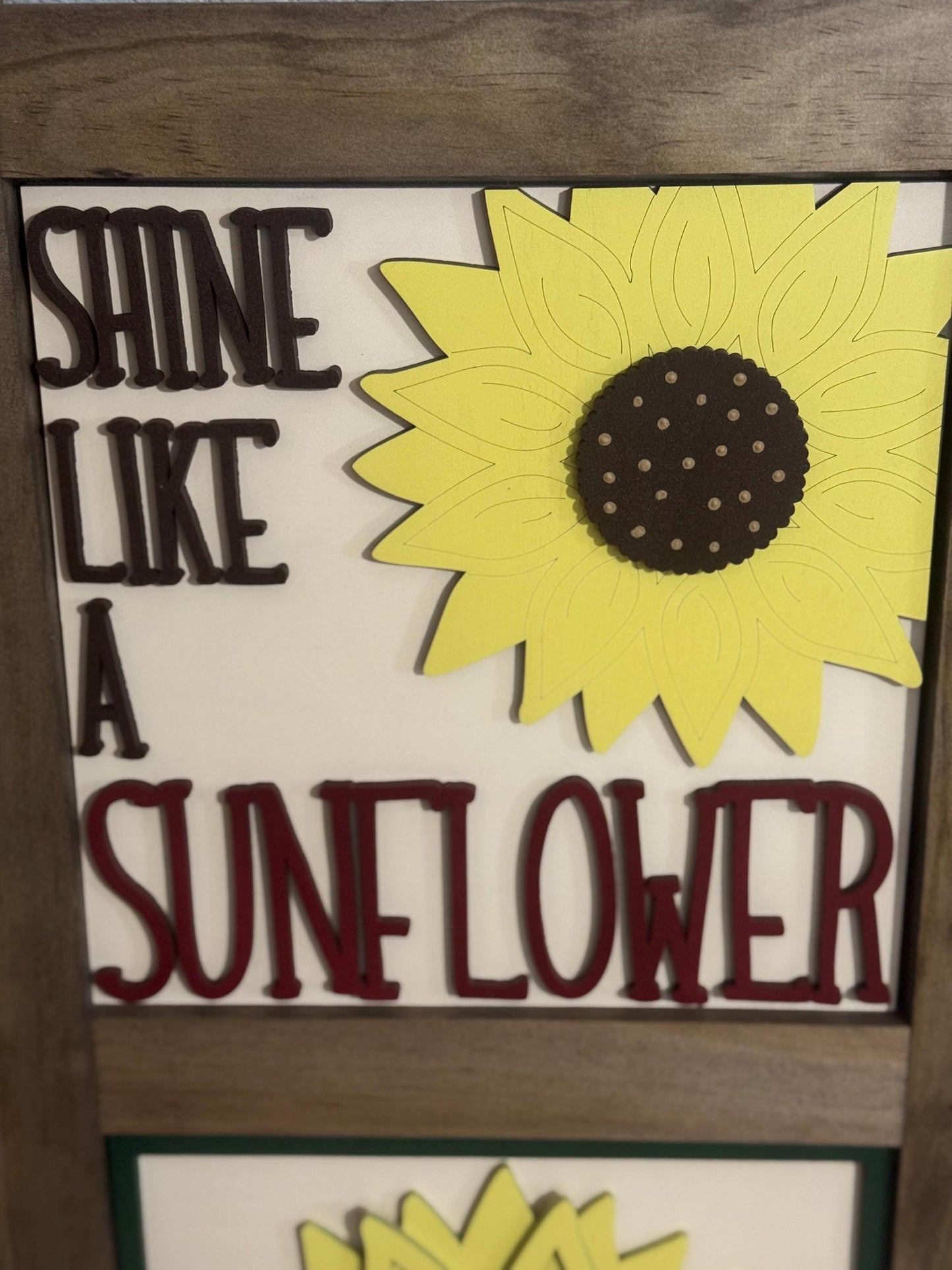 Sunflower Lover Interchangeable Ladder Tiles