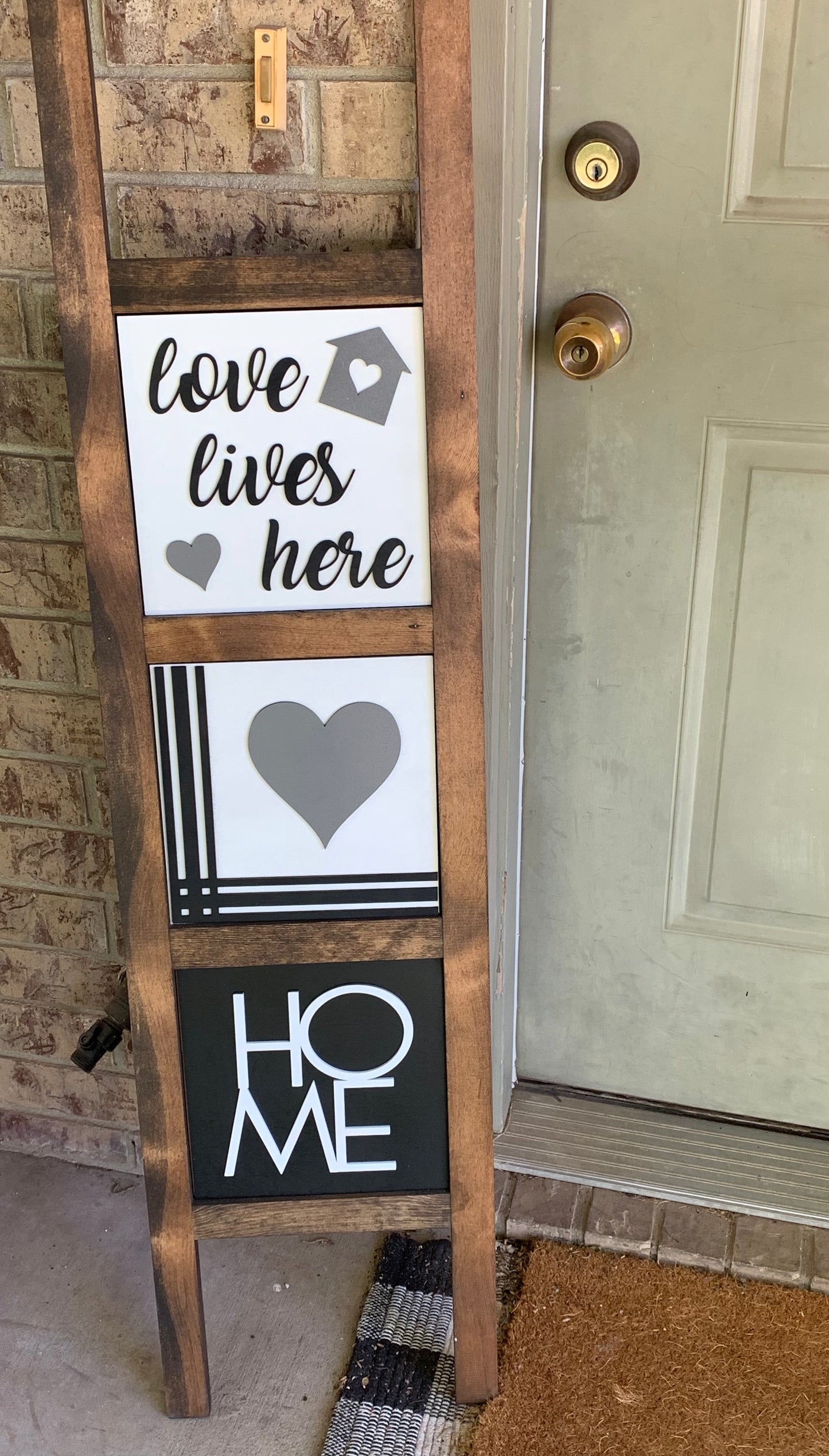 Interchangeable Porch Leaner Ladder
