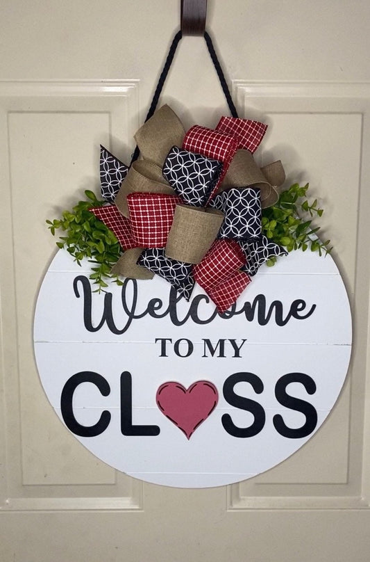 Interchangeable Teacher Door Hanger